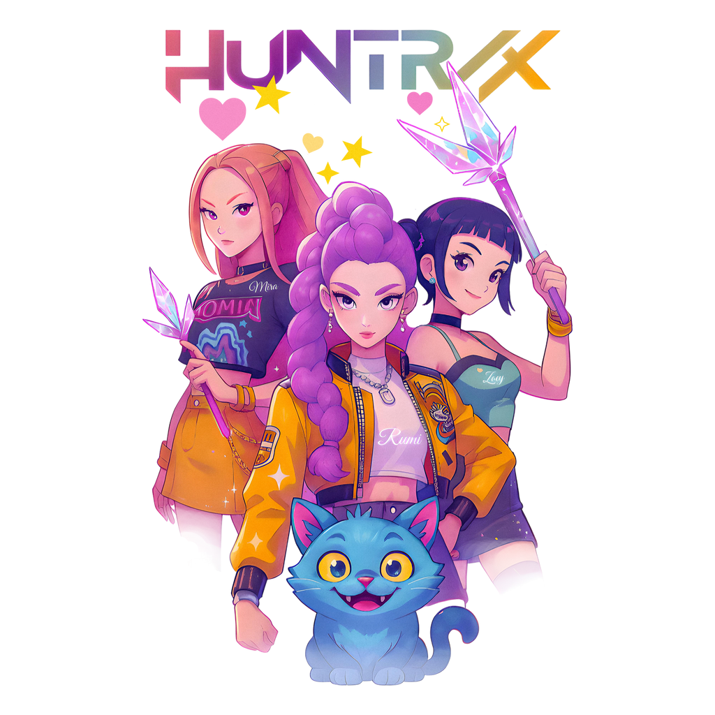 KPop Demon Hunters PNG, Anime Fan Files, KPop Demon Hunters, Saja Boys PNG, Shirt Sublimation Design file