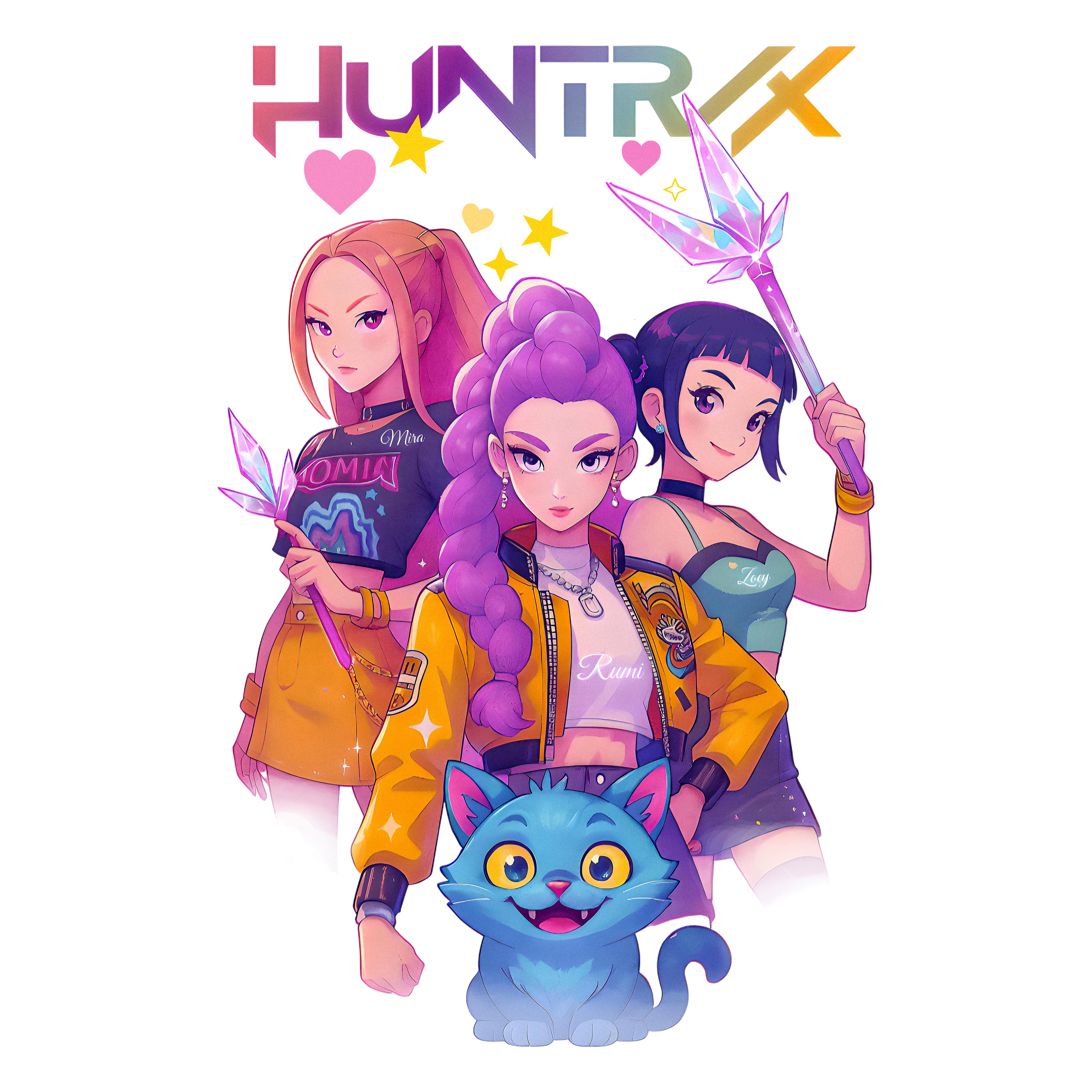KPop Demon Hunters PNG, Anime Fan Files, KPop Demon Hunters, Saja Boys PNG, Shirt Sublimation Design file