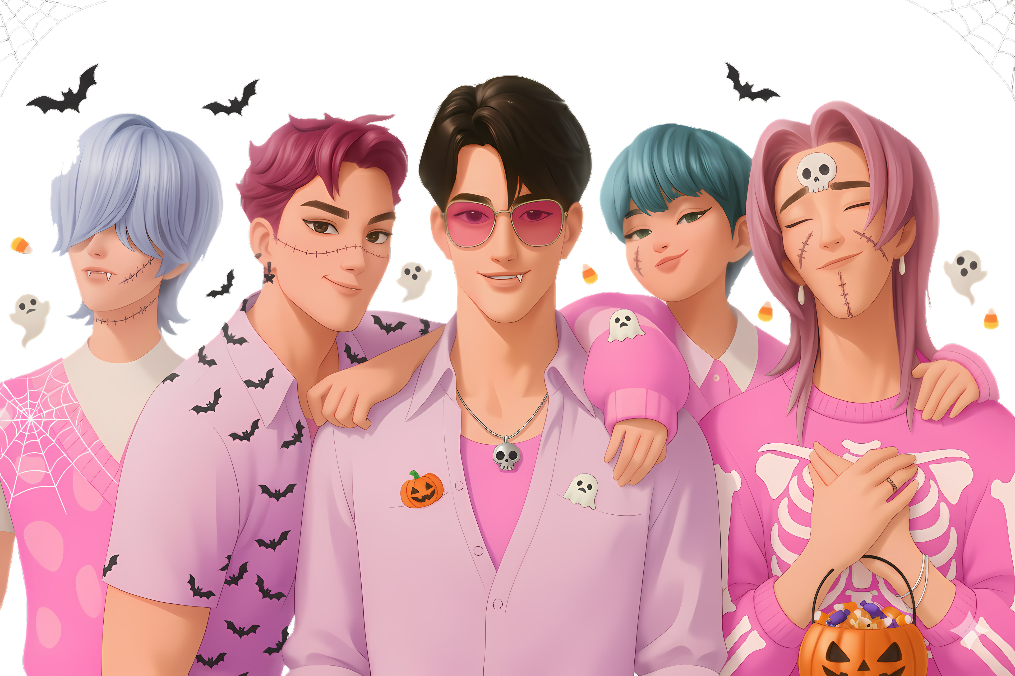 Unleash bold style with our K-Pop and Demon Hunter PNGs! High-resolution digital downloads perfect for sublimation, t-shirts, stickers and crafts. Featuring anime-inspired idols and fantasy art — instant download, transparent background, commercial-use ready!