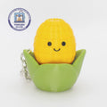 Little Printer 3D Printed Cornbread Bag Decompression Button Toy, Cute and Healing Couple Keychain Bag Ornament Gift