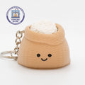 Little Printer 3D Printed Rice Bag Coffee Bean Decompression Button Toy Cute Couple Keychain Bag Ornament Gift