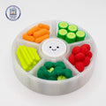Little Printer 3D Printed Vegetable Plate, Salad Dish, Fruit Decompression Button Toy, Cute Ornament, Table Decoration, Custom Gift