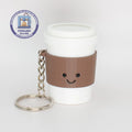 Little Printer 3D Printed Coffee Cup/Paper Cup Decompression Button Toy, Cute and Healing Couple Keychain Ornament Gift