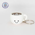 Little Printer 3D Printed Coffee Cup Latte Decompression Button Toy, Cute and Healing Couple Keychain Ornament Gift