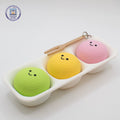 Little Printer 3D Printed Mochi Ice Cream Sticky Rice Ball Decompression Button Toy Cute Keychain Bag Charm Gift