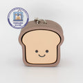 Little Printer 3D Printed Bread Square Toy, Decompression Button Toy, Cute and Healing Couple Keychain, Bag Charm, Gift