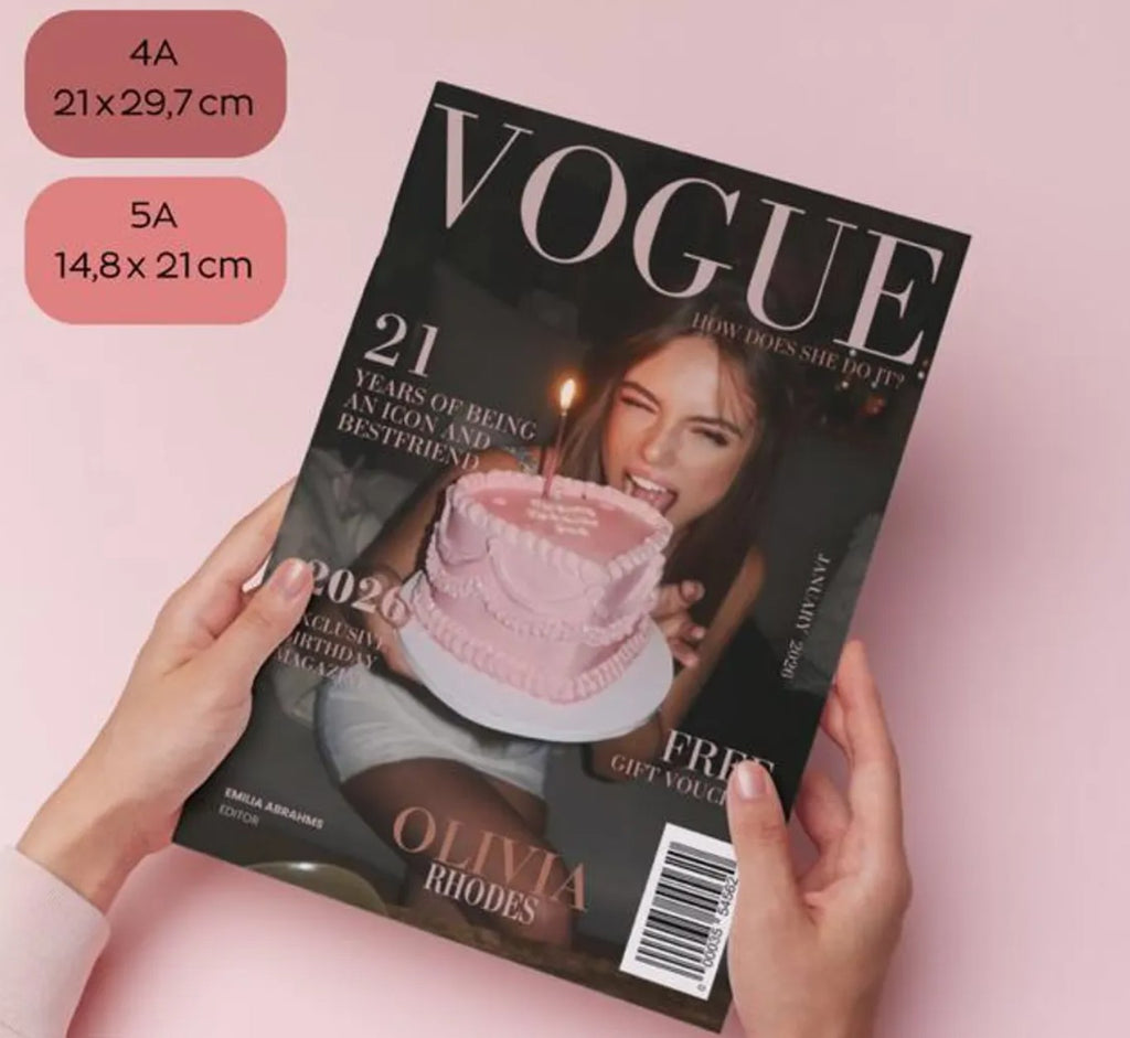 💕 Birthday Magazine Template – Make Her Day Unforgettable! 💕