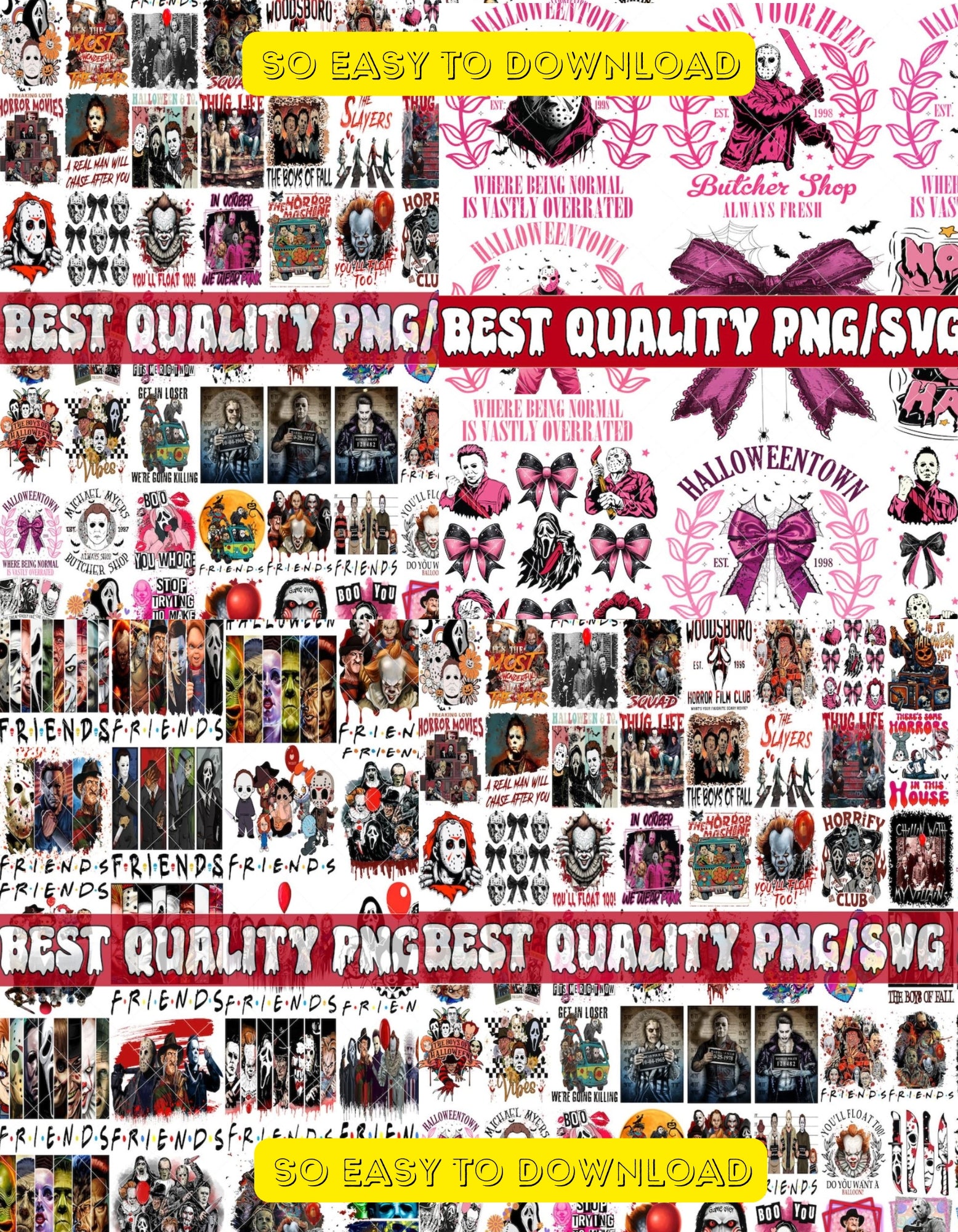 Create hauntingly fun projects with our Halloween PNGs! From pumpkins and ghosts to gothic and cute designs, each transparent PNG is perfect for sublimation, digital art, shirts, mugs and invitations. High-quality files — instant download, craft-ready today!