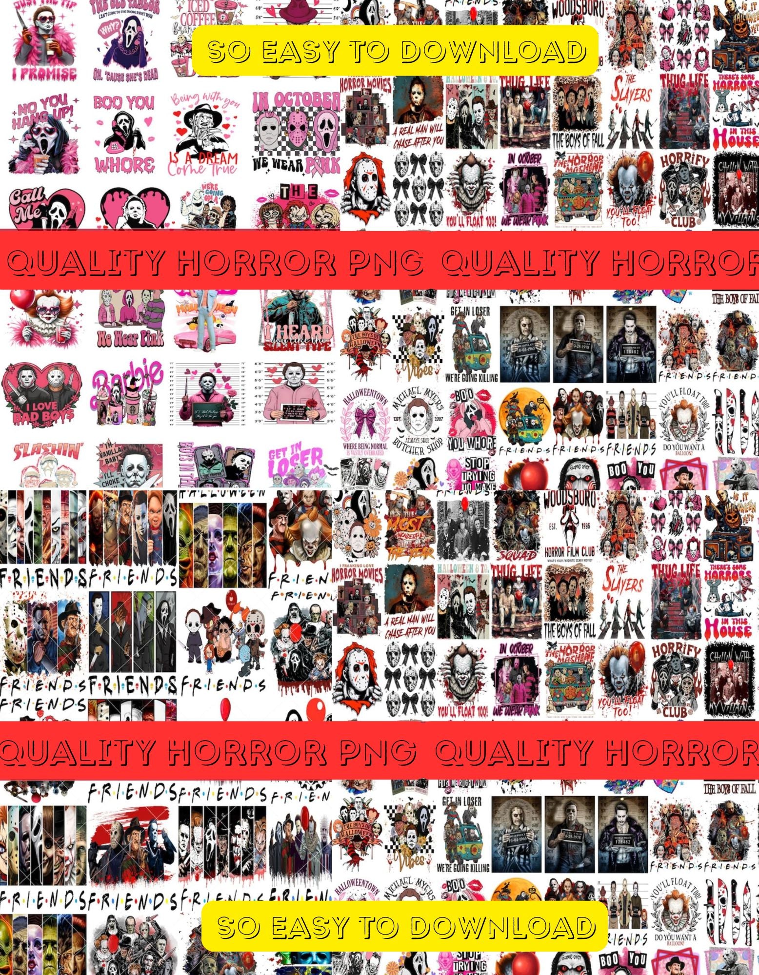 Create hauntingly fun projects with our Halloween PNGs! From pumpkins and ghosts to gothic and cute designs, each transparent PNG is perfect for sublimation, digital art, shirts, mugs and invitations. High-quality files — instant download, craft-ready today!