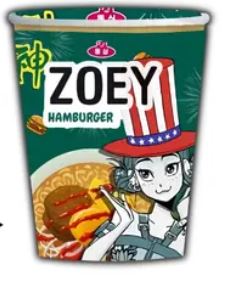 Kpop Demon Hunters, Cup Noodle Labels, Cosplay Party Huntrix Ramen, Kpop, Kpop party, Printable, Halloween party, Party decoration, Birthday