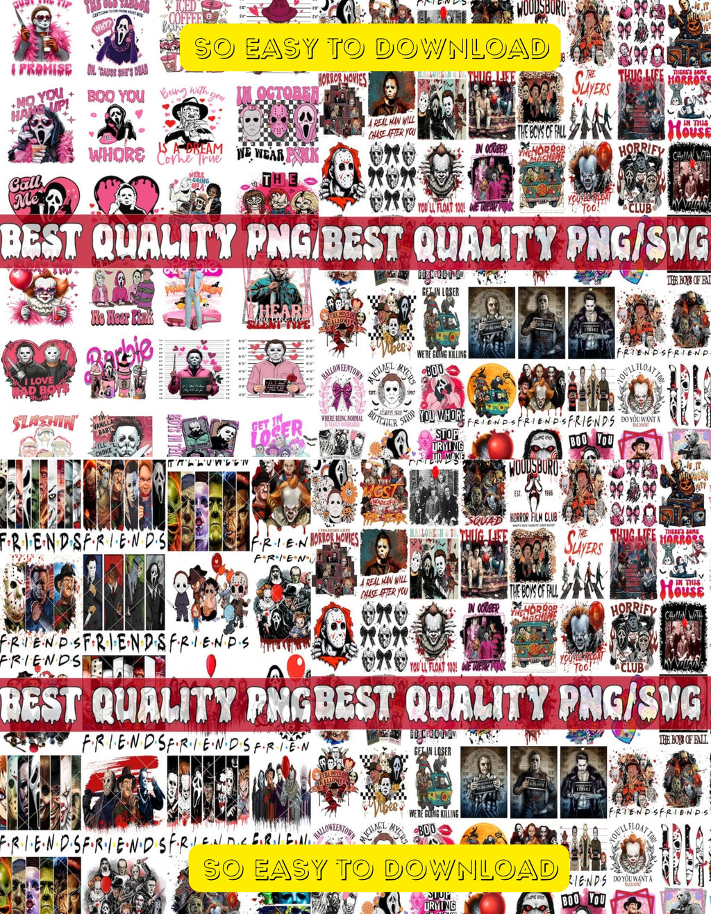 Halloween PNGs | Spooky, Cute & Sublimation Designs