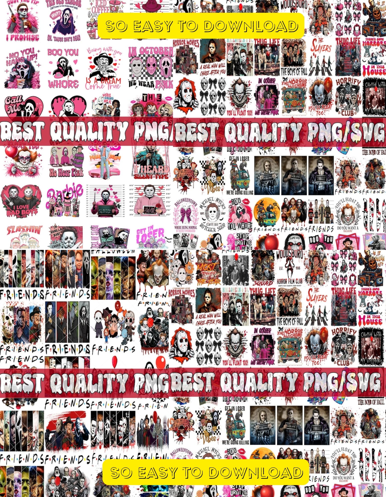 Halloween PNGs | Spooky, Cute & Sublimation Designs