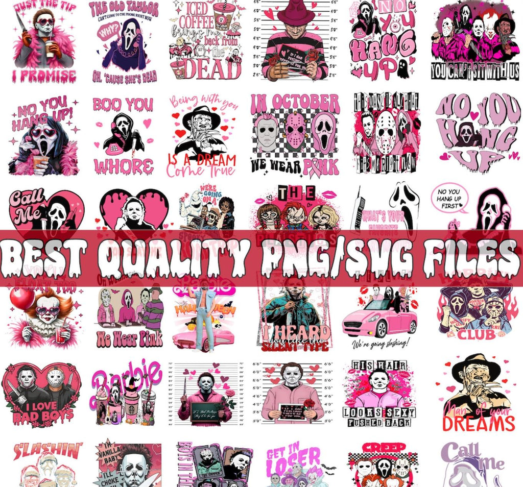 Create hauntingly fun projects with our Halloween PNGs! From pumpkins and ghosts to gothic and cute designs, each transparent PNG is perfect for sublimation, digital art, shirts, mugs and invitations. High-quality files — instant download, craft-ready today!