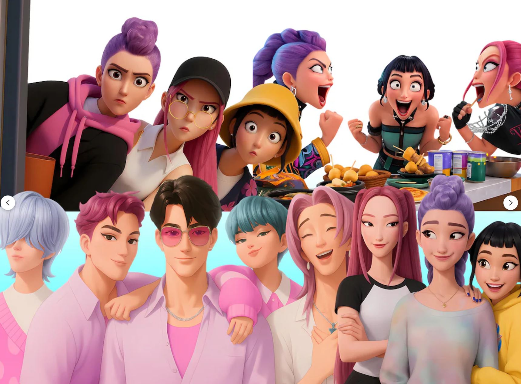 K-Pop & Demon Hunter PNGs | Anime Sublimation Designs Kpop Clipart, Huntrix PNG SVG Bundle with Kpop Alphabet, Demon Hunters Clipart Digital Files with Rumi, Mira, Zoey, and Saja Boys