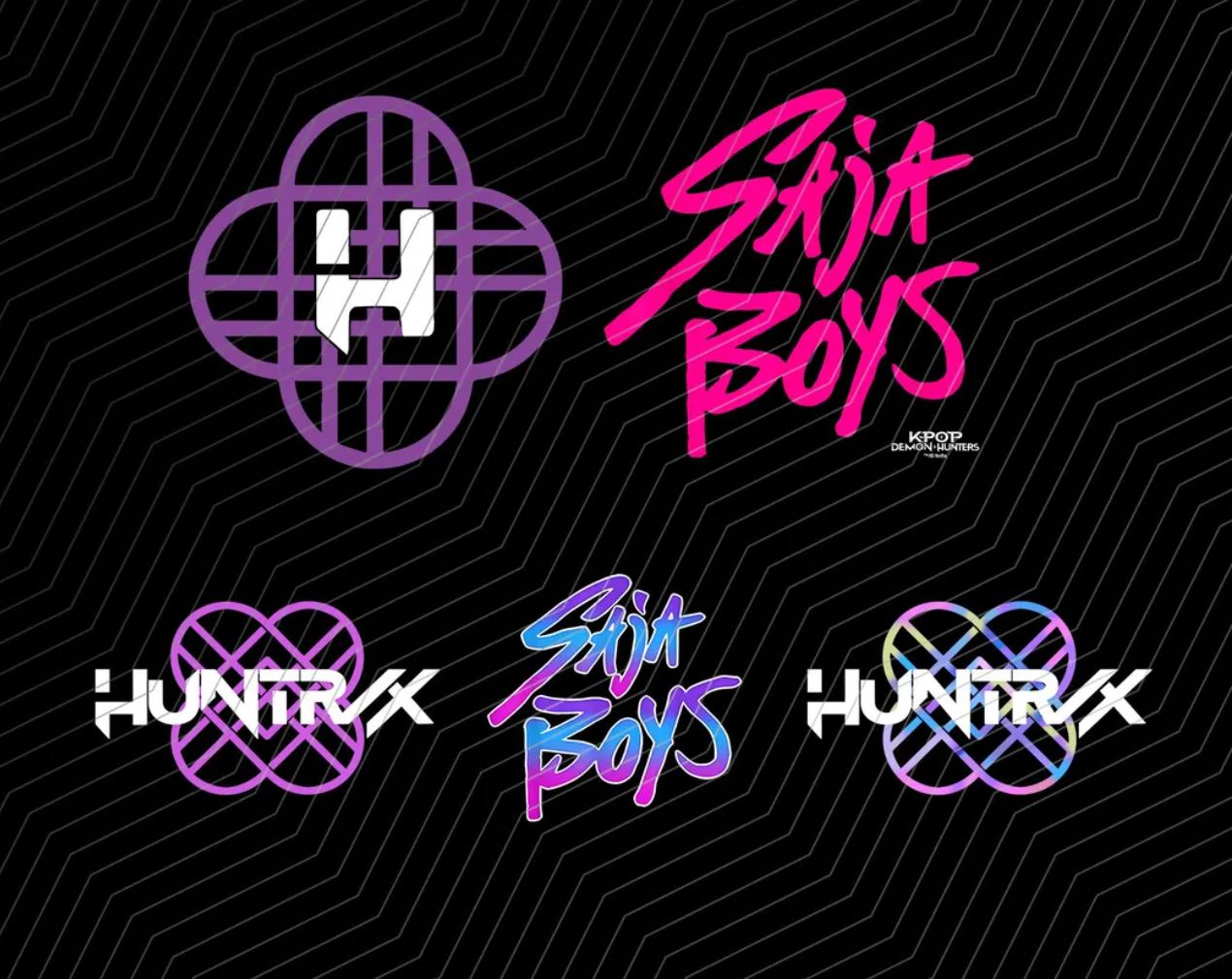 KPop Demon Hunters PNG, Anime Fan Files, KPop Demon Hunters, Saja Boys PNG, Shirt Sublimation Design 200 png files
