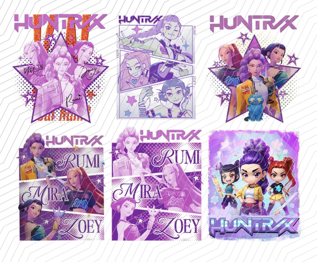 KPop Demon Hunters PNG, Anime Fan Files, KPop Demon Hunters, Saja Boys PNG, Shirt Sublimation Design 200 png files
