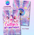 Kpop Demon Hunters Birthday Invitation, Editable K-pop Party Invite, Huntrix Themed party, Demon Huntrix Birthday Party, Birthday invitation